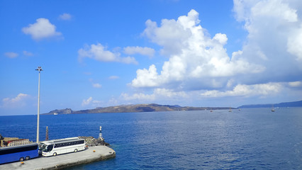 Fototapeta na wymiar Greece Santorini Therasia