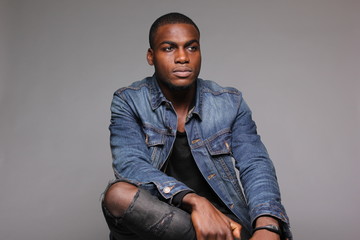 Fototapeta premium Black man