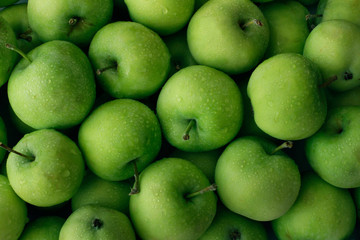 Fresh green apples -  source of vitamins 