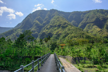 Mountain road in Bali, Indonesia