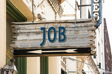 Obraz premium Schild 279 - Job