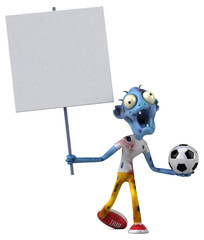 Fun zombie - 3D Illustration