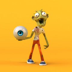 Fun zombie - 3D Illustration
