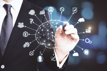 AI and computer concept