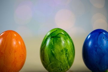 Ostereier stehend, Hintergrund