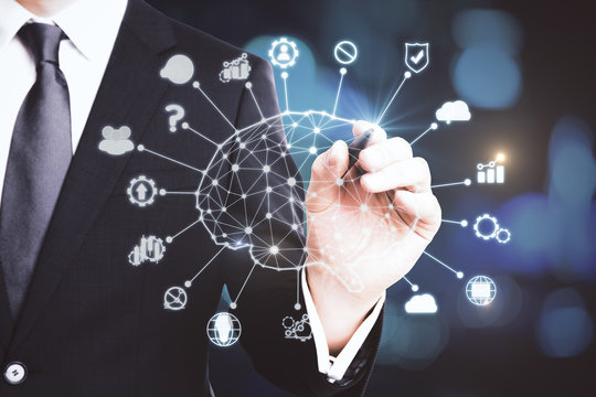 AI and computer concept