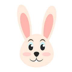 rabbit or bunny cute animal icon image vector illustration design