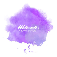 Naklejka na ściany i meble purple watercolor vector background