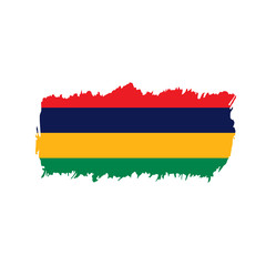 Mauritius flag, vector illustration