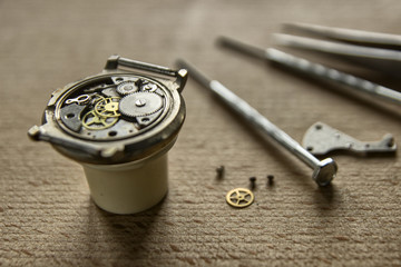 Watchmaker's workshop, watch repair