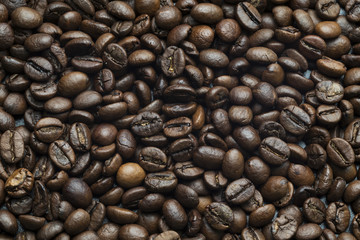 coffee beans macro photo