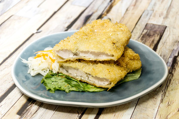 Handmade Japanese fried chicken ready to eat