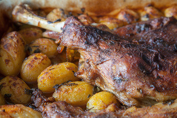 Lamb Shoulder Potatoes