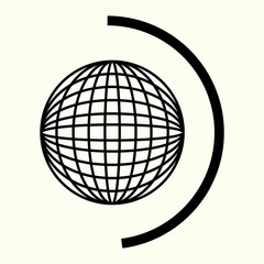 graphic, earth, world and global icon