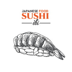 Ebi sushi.