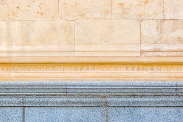 Stone wall detail. Alcalá de Henares university.