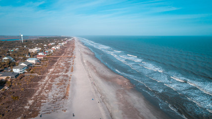 Folly Beach z lotu ptaka © Aleksander