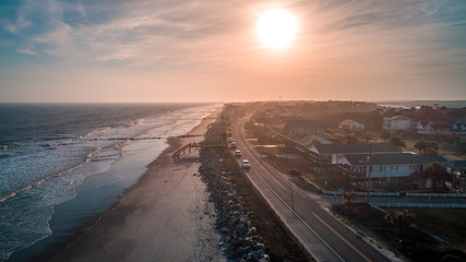 Folly Beach z lotu ptaka © Aleksander
