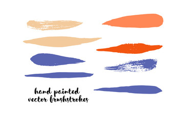 Graffiti Lines. Hand Painted Blue Buttons, Turquoise Highlights. Vector Brushstrokes or Banners. Textured Doodles or Smears. Background Colorful Swatch Collection Vintage Logo Element. Scribble Paint