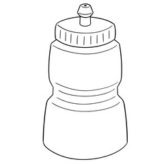 vector of water bottle