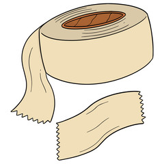 vector of adhesive tape