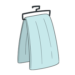 vector of hand towel