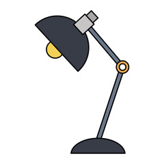 office lamp isolated icon vector illustration design