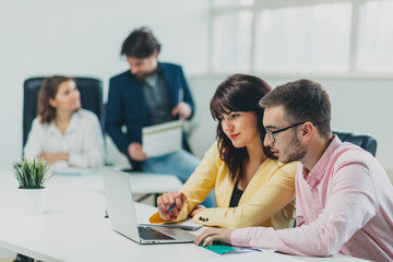 Colleagues at office