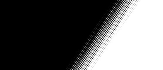 Schwarz weißer Hintergrund mit diagonalem Übergang - obrazy, fototapety, plakaty