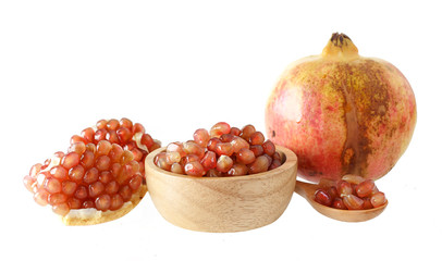 Group of pomegranate