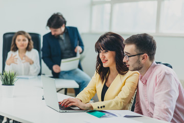 Colleagues at office