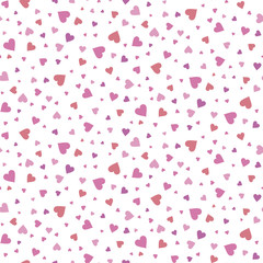 Heart-shaped, random dots pattern (pattern swatch)