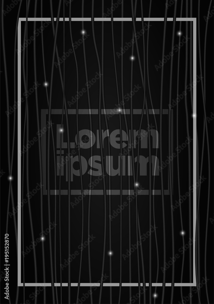 Poster color background with vertical line stripe pattern and luxury circle. vector abstract background