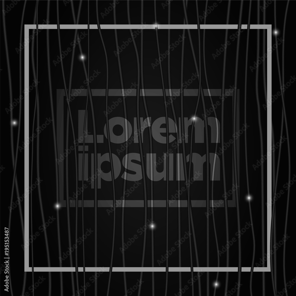 Poster color background with vertical line stripe pattern and luxury circle. vector abstract background