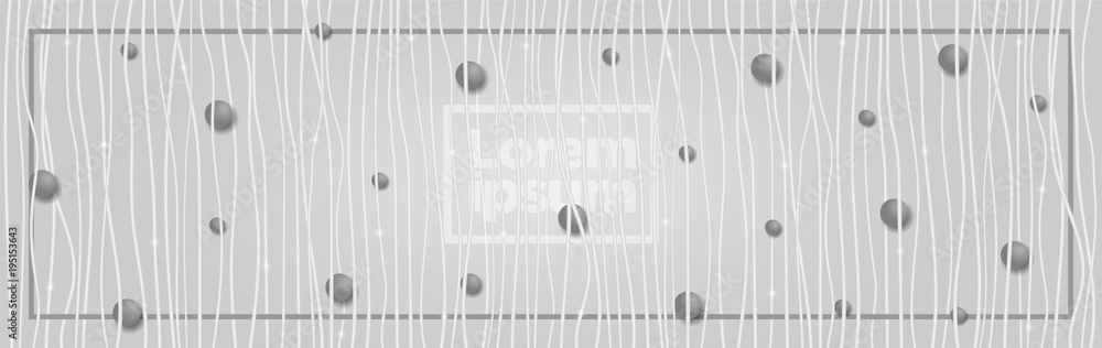 Poster color background with vertical line stripe pattern and luxury circle. vector abstract background