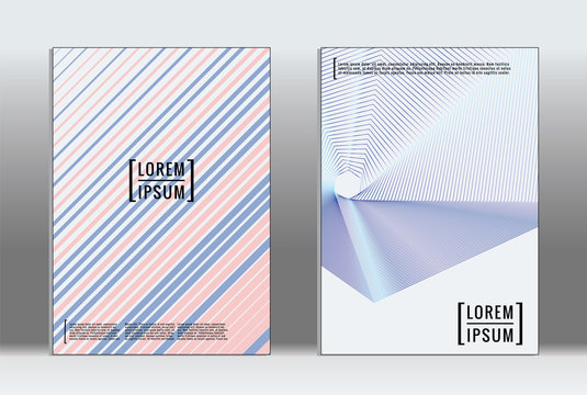 Vector graphic geometric covers.