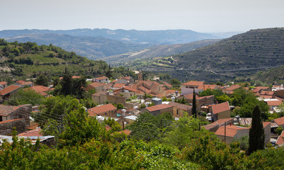 Fototapeta na wymiar Arsos Village, Cyprus