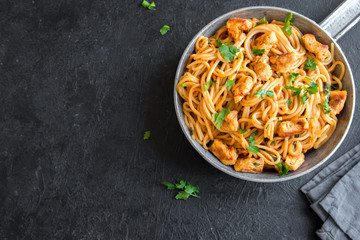 Chicken spaghetti pasta