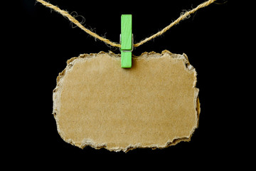 Blank Brown Paper Background