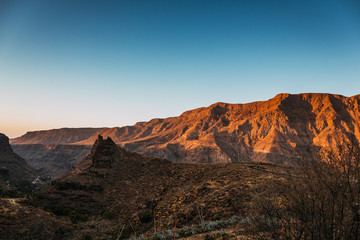 Fototapeta na wymiar Berge von Santa Lucia, Gran Canaria 