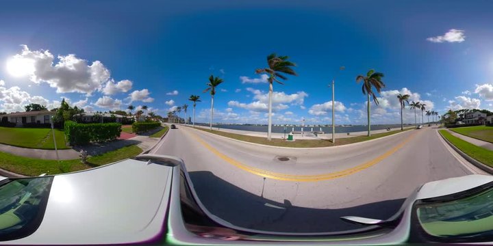 VR 360 motion footage West Palm Beach FL USA