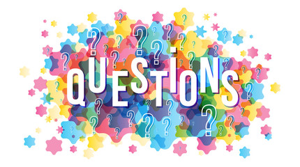 Questions creative concept