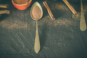 Blood oranges and cinnamon.Moody food and dark food