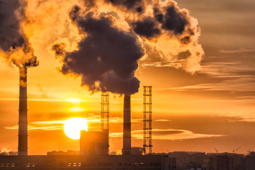 pipe factory smoke