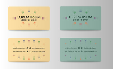 Business Card Background Design Template. Stock Vector Illustration