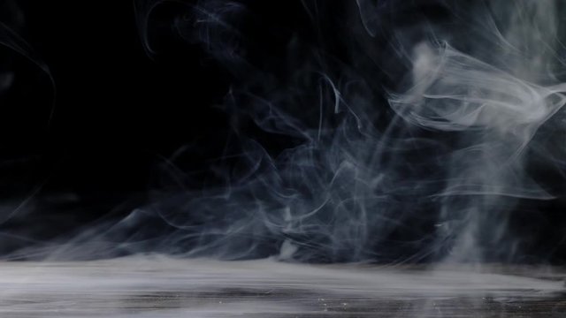 Abstract shapes from a smoke.