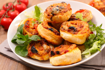 assorted pizza roll, appetizer