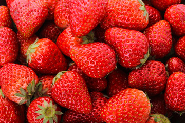 Fresh Strawberries Background