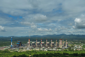 Mae Moh coal power plant in Lampang, Thailand.
