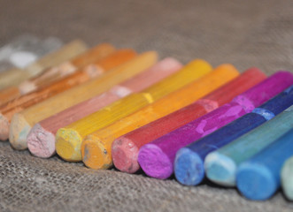 Pastel crayons
